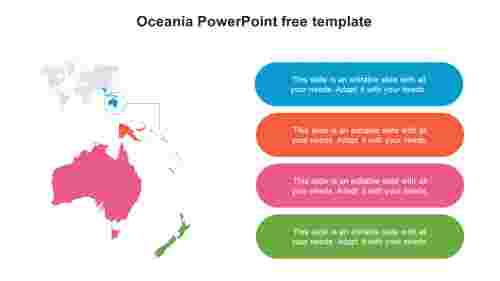 Oceania PowerPoint free template